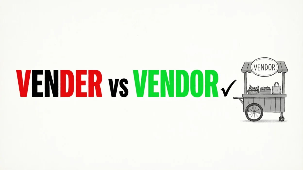 vender vs vendor
