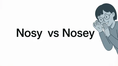 nosey vs nosy