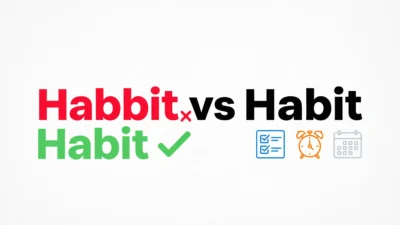 habbit vs habit