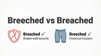 breeched vs breached