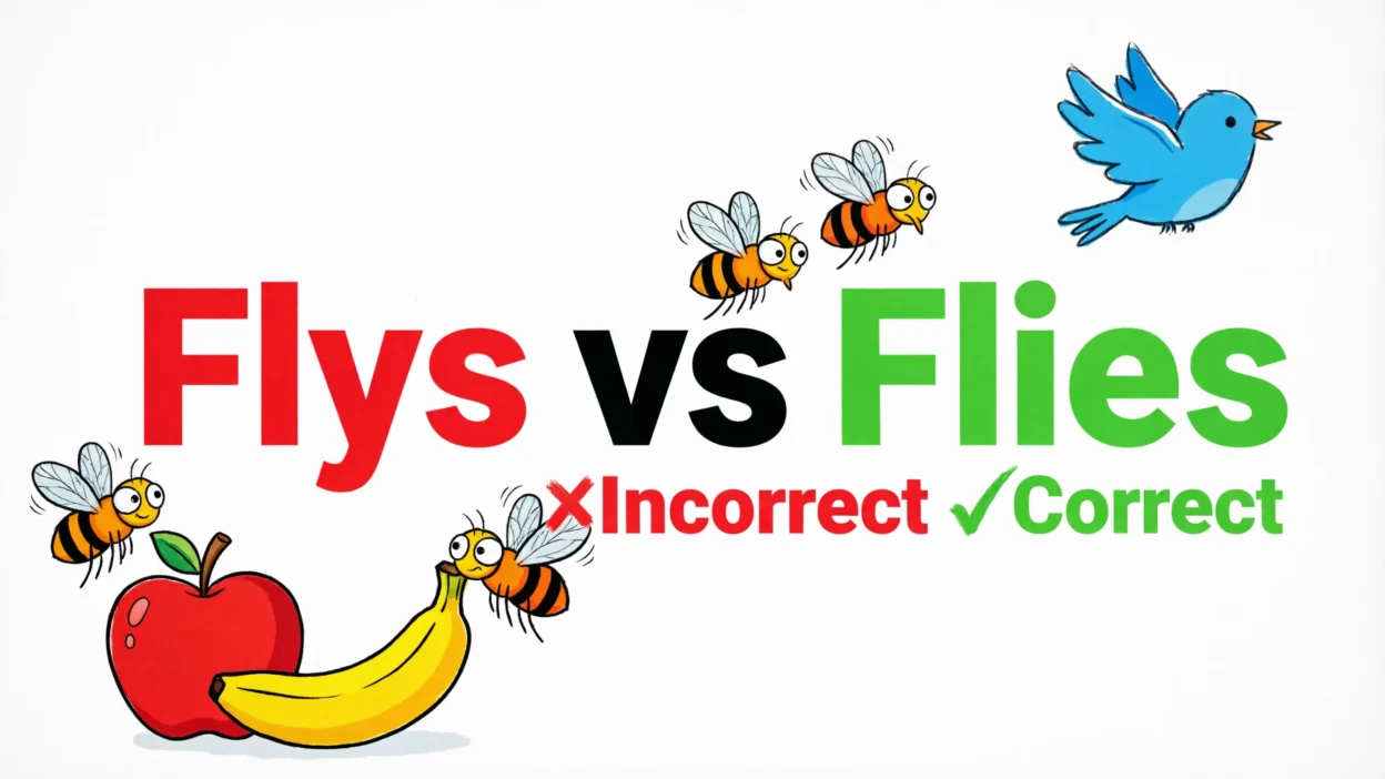 flys vs flies