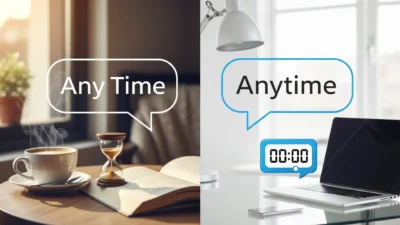 Any Time vs Anytime