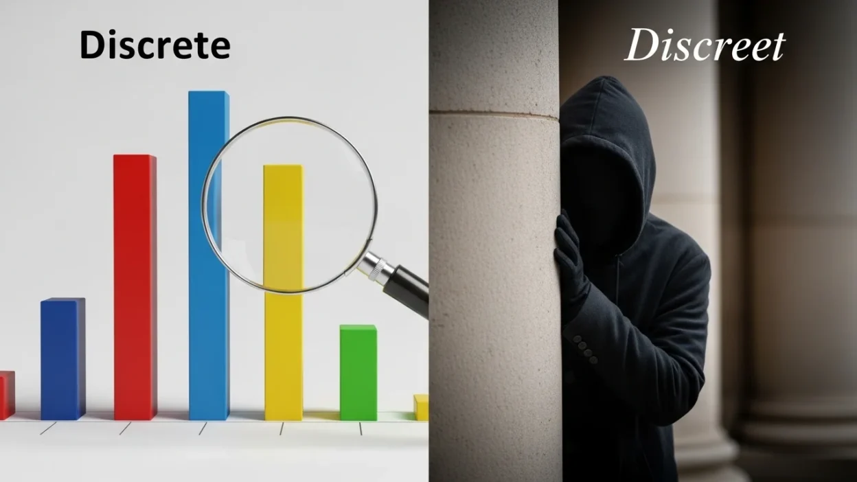 Discrete vs Discreet