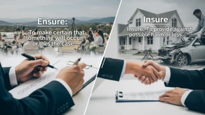 Ensure vs Insure