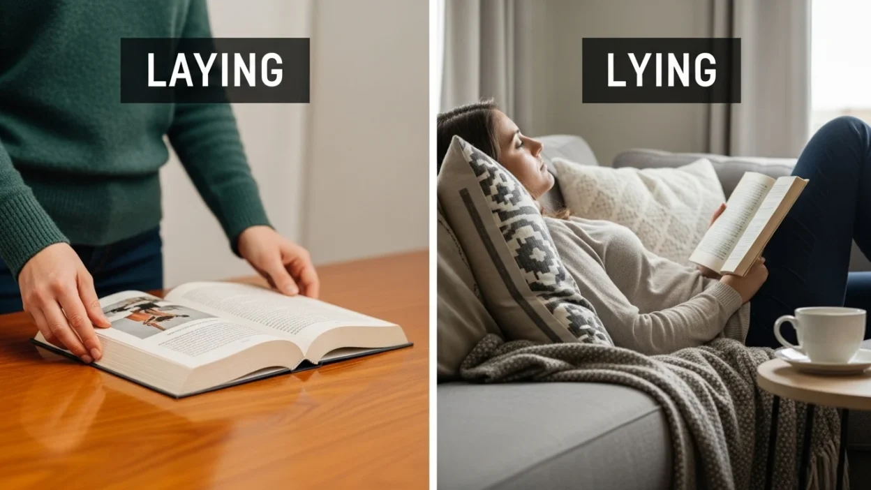 Laying vs Lying