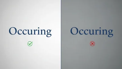 Occurring vs Occuring