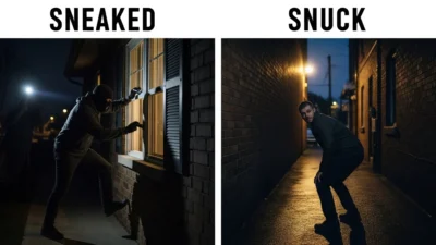 Sneaked vs Snuck
