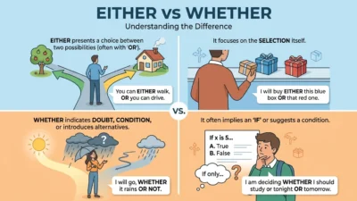 Either vs Whether