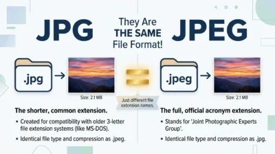 JPG vs JPEG