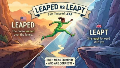 Leaped vs Leapt