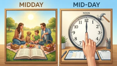 Midday vs Mid-Day