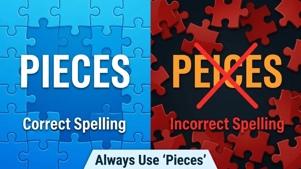 Peices vs Pieces