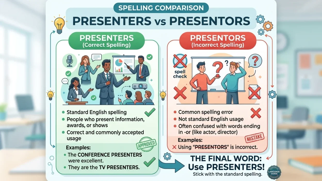 Presenters vs Presentors