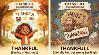 Thankful vs Thankfull