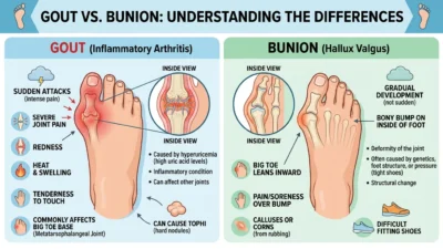 Gout vs Bunion