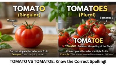 Tomato vs Tomatoe